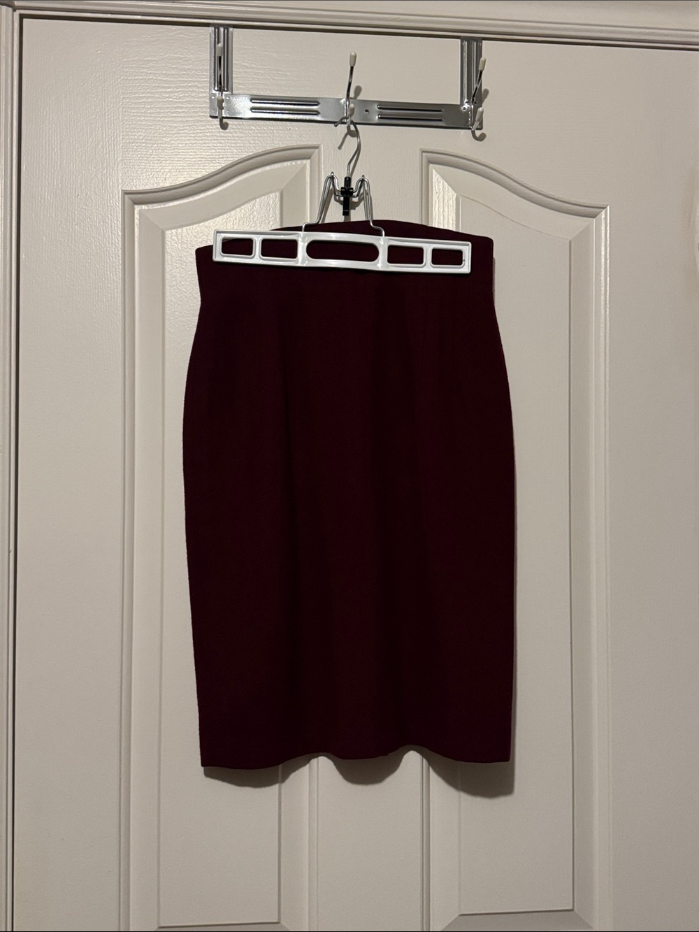 Burgundy pencil skirt- size small